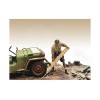 '4X4 Mechanic' Figure 8 with Board Accessory for 1/18 Scale Models by American Diorama
