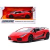 Lamborghini Gallardo Superleggera Red with Black Stripes 'Hyper-Spec' Series 1/24 Diecast Model Car by Jada