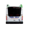 New Flyer Xcelsior XHE40 Transit Bus 'AC Transit - Zero Emission' White and Green with Graphics 'The Bus & Motorcoach Collection' Limited Edition 1/87 (HO) Diecast Model by Iconic Replicas