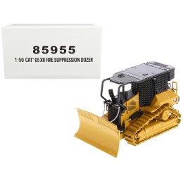 CAT Caterpillar D5 XR Fire Suppression Track Type Dozer Yellow 'High Line' Series 1/50 Diecast Model by Diecast Masters