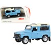 Land Rover Defender Light Blue with Cream Top 1/64 Diecast Model Car by Schuco