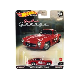 Mercedes-Benz 300 SL #263 Red (Weathered) 'Jay Leno’s Garage' Diecast Model Car by Hot Wheels