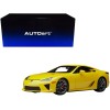 Lexus LFA Pearl Yellow with Red and Black Interior 1/18 Model Car by Autoart