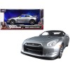 Brian's Nissan GT-R (R35) Silver 'Fast & Furious' Movie 1/24 Diecast Model Car by Jada