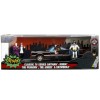 1966 Classic Batmobile with Diecast Batman The Joker The Penguin and Plastic Robin Sitting Inside The Car 'Batman' TV Series (1966) 'Hollywood Rides' Series 1/24 Diecast Model Car by Jada