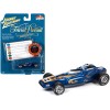Johnny Lightning Special Blue Metallic with Poker Chip (Collector Token) and Game Card 'Trivial Pursuit' 'Pop Culture' Series 1/64 Diecast Model Car by Johnny Lightning