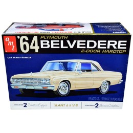 Skill 2 Model Kit 1964 Plymouth Belvedere Coupe Hardtop 1/25 Scale Model by AMT