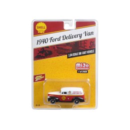 1940 Ford Delivery Van 'Shell' 1/64 Diecast Model Car by Johnny Lightning