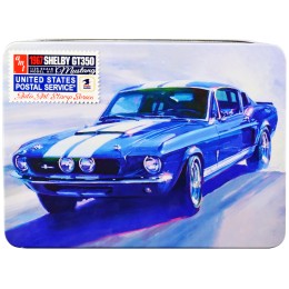 Skill 2 Model Kit 1967 Shelby Mustang GT350 USPS (United States Postal Service) 'Auto Art Stamp Series' 1/25 Scale Model by AMT