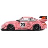 2020 RWB Bodykit #23 'Pink Pig' Pink with Graphics 1/18 Diecast Model Car by Solido