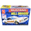 Skill 2 Model Kit 1977 Ford Mustang 'Hell Drivers' Thrill Show Car 1/25 Scale Model by AMT