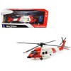 Sikorsky HH-60J Jayhawk Helicopter Red and White 'United States Coast Guard' 'Sky Pilot' Series 1/60 Diecast Model by New Ray