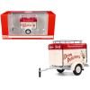Travel Trailer Cream with Red Top 'Pause and Refresh Yourself Drink Delicious Coca-Cola' 1/24 Diecast Model Car by Motor City Classics