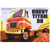Skill 3 Model Kit Chevrolet Titan 90 Tractor Truck 1/25 Scale Model by AMT