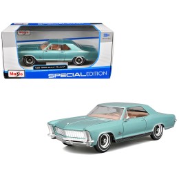 1965 Buick Riviera Gran Sport Light Blue Metallic 'Special Edition' Series 1/26 Diecast Model Car by Maisto