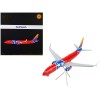 Boeing 737-800 Commercial Aircraft with Flaps Down 'Southwest Airlines - Tennessee One' Tennessee Flag Livery 'Gemini 200' Series 1/200 Diecast Model Airplane by GeminiJets
