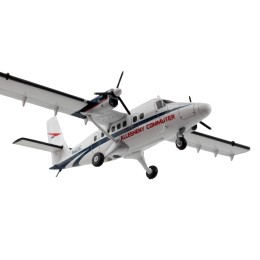 De Havilland DHC-6-300 Commercial Aircraft 'Allegheny Airlines' White with Blue Stripes 'Gemini 200' Series 1/200 Diecast Model Airplane by GeminiJets