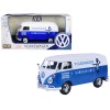 Volkswagen Type 2 (T1) Delivery Van Autohaus Sudekum 'Kundendienst' Candy Blue and White 1/24 Diecast Model Car by Motormax