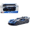 Bugatti Bolide Blue and Black Metallic 'Special Edition' Series 1/24 Diecast Model Car by Maisto