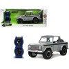 1973 Ford Bronco Pickup Truck Gray with Black Stripes with Extra Wheels 'Just Trucks' Series 1/24 Diecast Model Car by Jada