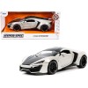 Lykan Hypersport Gray and Black 'Hyper-Spec' Series 1/24 Diecast Model Car by Jada