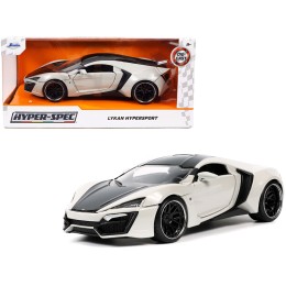 Lykan Hypersport Gray and Black 'Hyper-Spec' Series 1/24 Diecast Model Car by Jada