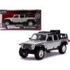 2020 Jeep Gladiator Pickup Truck Silver with Black Top 'Fast & Furious' Movie 1/32 Diecast Model Car by Jada