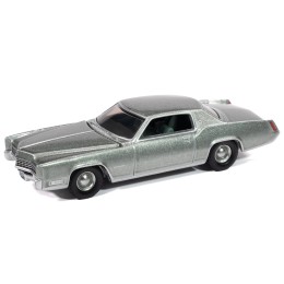 1967 Cadillac Eldorado Crystal Firemist Metallic with Green Interior 'Luxury Cruisers' Series 1/64 Diecast Model Car by Auto World