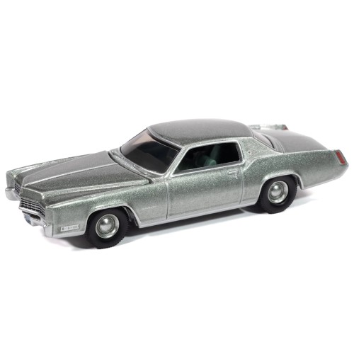 1967 Cadillac Eldorado Crystal Firemist Metallic with Green Interior 'Luxury Cruisers' Series 1/64 Diecast Model Car by Auto World