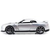 Brian's Nissan GT-R (R35) Silver Metallic 'Fast & Furious' Movie 1/32 Diecast Model Car by Jada