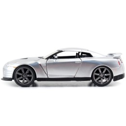 Brian's Nissan GT-R (R35) Silver Metallic 'Fast & Furious' Movie 1/32 Diecast Model Car by Jada