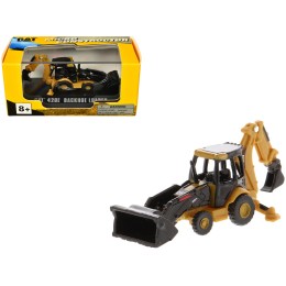 CAT Caterpillar 420E Backhoe Loader Yellow 'Micro-Constructor' Series Diecast Model by Diecast Masters