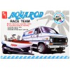 Skill 2 Model Kit Chevrolet Custom Van with Drag/Ski Boat and Trailer 'Aqua Rod Race Team' 1/25 Scale Model by AMT