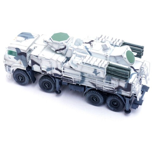 Pantsir S1 96K6 Self-Propelled Air Defense Weapon System Winter Camouflage 'Russia's Arctic Forces' 'Armor Premium' Series 1/72 Diecast Model by Panzerkampf