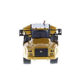 CAT Caterpillar 745 Articulated Dump Truck 'Brent Scarbrough & Co. - Back the Blue' Black with Graphics 'High Line' Series 1/50 Diecast Model by Diecast Masters