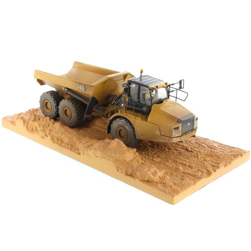 CAT Caterpillar 745 Articulated Truck with Operator (Dirty Version) 'Weathered' Series 1/50 Diecast Model by Diecast Masters