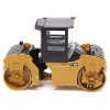 CAT Caterpillar CB-13 Tandem Vibratory Roller with Cab Yellow and Black 1/64 Diecast Model by Diecast Masters
