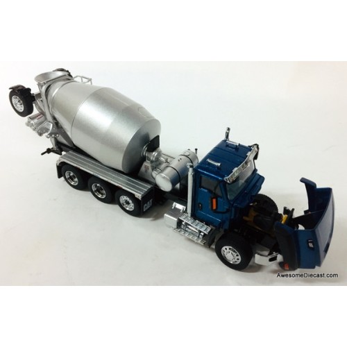 CAT Caterpillar CT660 SBFA with Ox Bodies Stampede Dump Truck Yellow and Black 1/50 Diecast Model by Diecast Masters