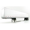 53' Dry Cargo Van Trailer White 'Transport Series' 1/50 Diecast Model by Diecast Masters